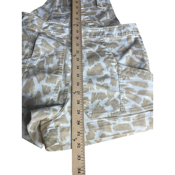 Anthropologie Maeve Gardeners Apron Shortalls Romper Neutral Women Size 6 - Picture 14 of 16